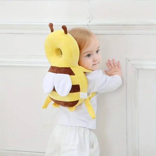 Coussin Protecteur de Tête Bébé Anti-Chute - Design Abeille